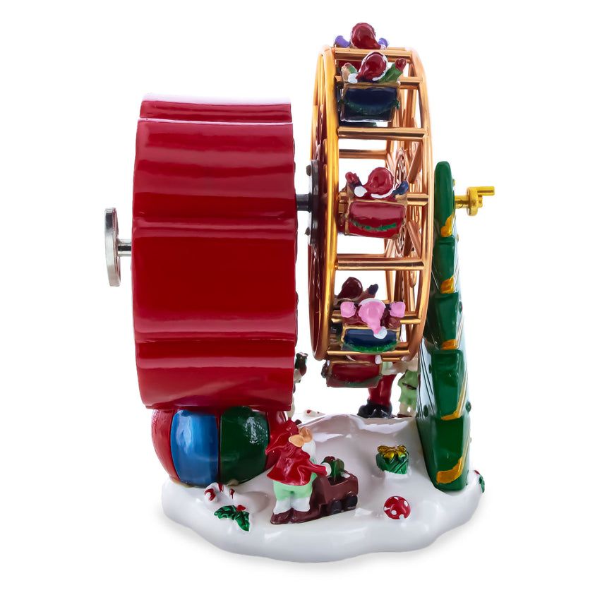 Shop Santa's Whirling Ferris Wheel Rotating Musical Figurine. Buy Musical Figurines Santa Multi  Resin for Sale by Online Gift Shop BestPysanky Christmas water globe music box musical collectible figurine xmas decoration rotating animated spinning animated unique picture personalized cool wind up children's kids