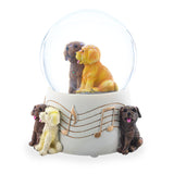 Dogs Party Musical Water Snow Globe ,dimensions in inches: 5.53 x 4.9 x 4.9