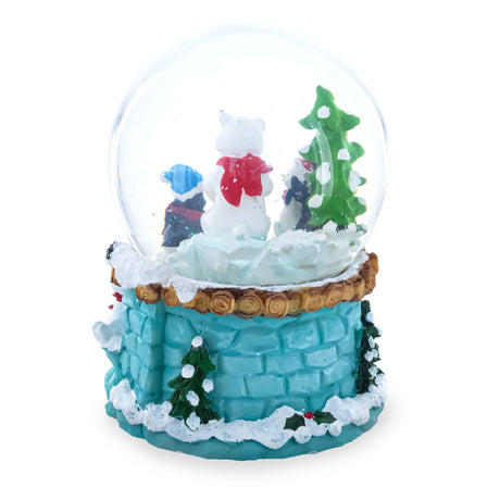 Shop Bear and Penguins Fishing Musical Christmas Water Snow Globe. Buy Snow Globes Animals Bears Green  Resin for Sale by Online Gift Shop BestPysanky Christmas water globe snowglobe music box musical collectible figurine xmas holiday decorations gifts rotating animated spinning animated unique picture personalized cool glitter flakes festive wind-up