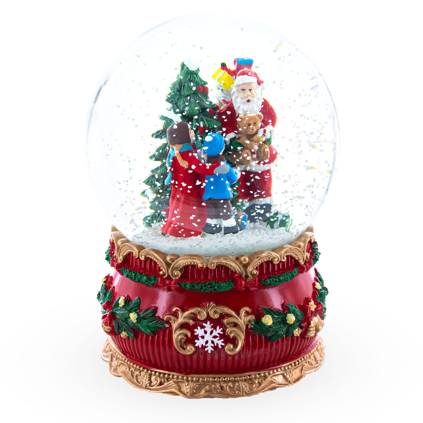 BestPysanky online gift shop sells Christmas water globe snowglobe music box musical collectible figurine xmas holiday decorations gifts rotating animated spinning animated unique picture personalized cool glitter flakes festive wind-up