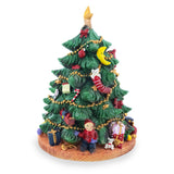 Shop Tabletop Tree Spinning Musical Christmas Figurine. Buy Musical Figurines Tabletop Christmas Trees Multi Triangle Resin for Sale by Online Gift Shop BestPysanky Christmas water globe music box musical collectible figurine xmas decoration rotating animated spinning animated unique picture personalized cool wind up children's kids