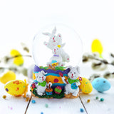 Buy Easter Water Globes Bunnies by BestPysanky Online Gift Ship