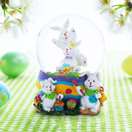 Buy Easter Water Globes Bunnies by BestPysanky Online Gift Ship