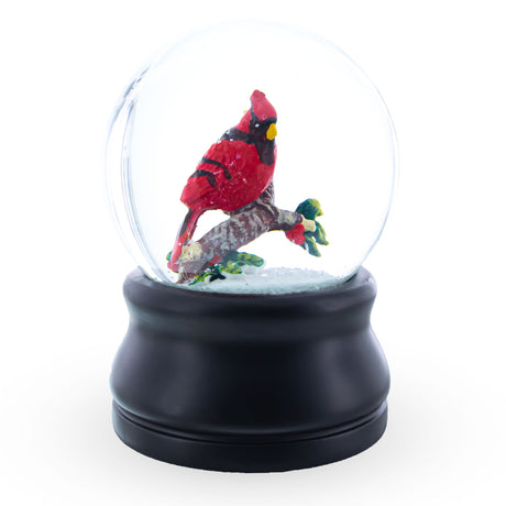 Shop Red Cardinal on a Branch Musical Water Snow Globe. Buy Snow Globes Animals Birds Black Round Glass for Sale by Online Gift Shop BestPysanky Christmas water globe snowglobe music box musical collectible figurine xmas holiday decorations gifts rotating animated spinning animated unique picture personalized cool glitter flakes festive wind-up