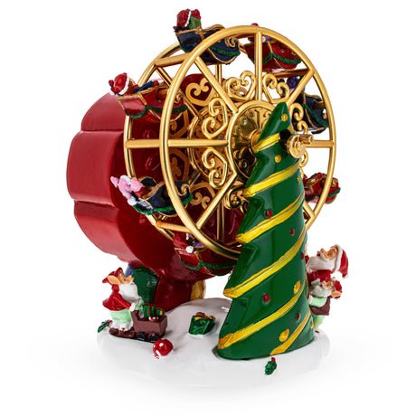 BestPysanky online gift shop sells Christmas water globe music box musical collectible figurine xmas decoration rotating animated spinning animated unique picture personalized cool wind up children's kids