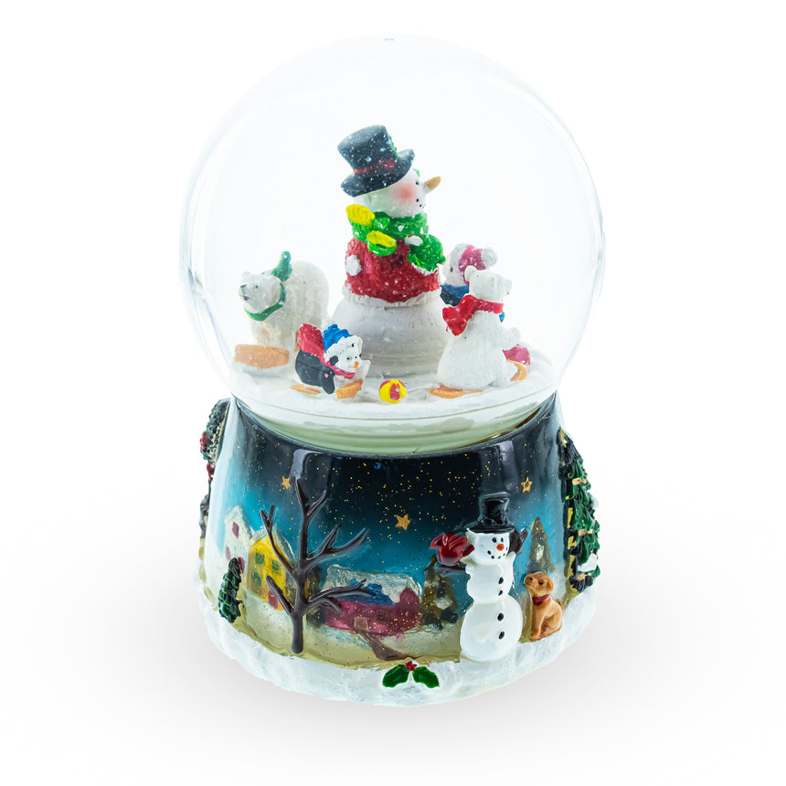 BestPysanky online gift shop sells Christmas water globe snowglobe music box musical collectible figurine xmas holiday decorations gifts rotating animated spinning animated unique picture personalized cool glitter flakes festive wind-up