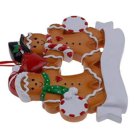 Gingerbread Hand Painted Resin Christmas OrnamentChina ,dimensions in inches:  x  x