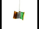 Flag of Ireland Blown Glass Christmas Ornament