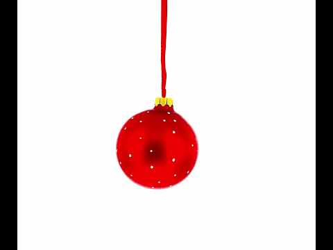 Car Mechanic Glass Ball Christmas Ornament 3.25 Inches