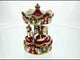 Merry-Go-Round Melody: Musical Christmas Figurine with Spinning Carousel Horses