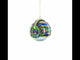 Radiant with Intricate Gems Glass Ball Christmas Ornament 4.6 Inches