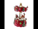 Santa's Merry Carousel Ride Spinning Musical Figurine