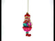 Nutcracker with Cupcake Blown Glass Christmas Ornament