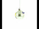 Flag of Ecuador Blown Glass Ball Christmas Ornament 3.25 Inches