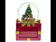 Four-Sided Picture Frame Christmas Tree Musical Water Snow Globe