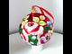 Elegant Roses Bouquet Blown Glass Ball Christmas Ornament 4 Inches