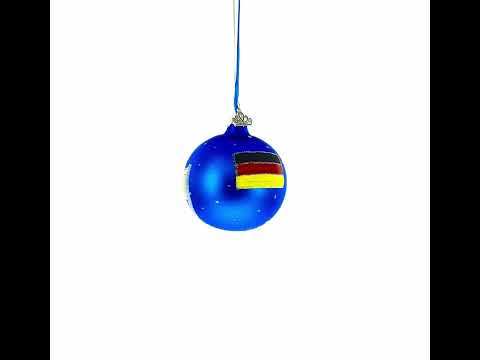 Brandenburg Gate, Berlin, Germany Glass Ball Christmas Ornament 3.25 Inches