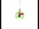 Flag of Egypt Glass Ball Christmas Ornament 3.25 Inches