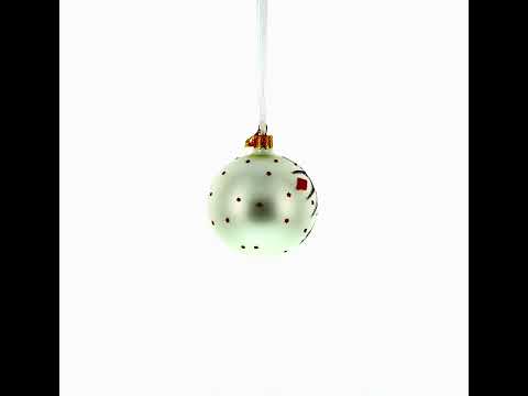 Playing Cards Deck Blown Glass Christmas Ornament 3.25 Inches