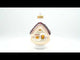 Snow-Covered Cozy House Mini Glass Christmas Ornaments