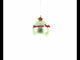 Flag of Dominican Republic Glass Ball Christmas Ornament 4 Inches