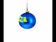 Jamaica Island Glass Ball Christmas Ornament 4 Inches