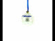 Flag of El Salvador Glass Ball Christmas Ornament 3.25 Inches