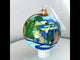Jardin Majorelle, Marrakesh, Morocco Glass Ball Christmas Ornament 4 Inches