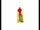 Nice Chipmunk with Candy Blown Glass Christmas Ornament