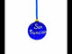 San Francisco, California Glass Ball Christmas Ornament 4 Inches