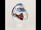Papá Noel generoso: Papá Noel con bolsa de regalos Adorno navideño de bola de vidrio soplado de 3,25 pulgadas