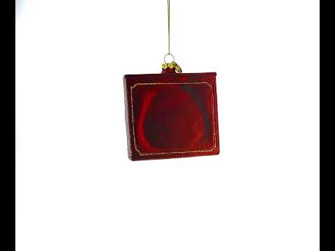 Piano Blown Glass Christmas Ornament