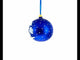 Joyful Trio of Gnomes Blown Glass Ball Christmas Ornament 3.25 Inches