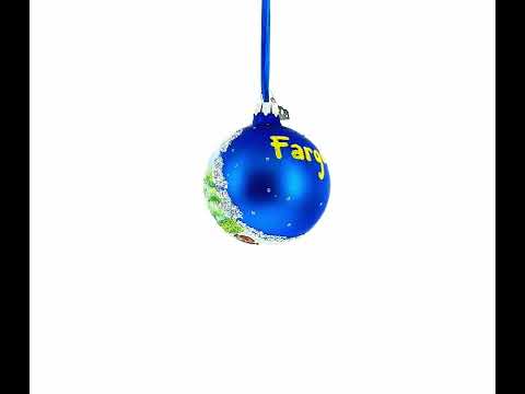 Moorhead Visitors Center, Fargo, North Dakota, USA Glass Ball Christmas Ornament 3.25 Inches