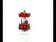 Santa's Merry Carousel Ride Spinning Musical Figurine