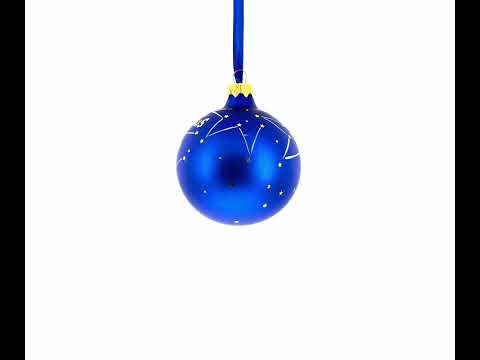 Sagittarius Zodiac Horoscope Sign Glass Ball Christmas Ornament 3.25 Inches