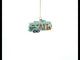 Vintage-Inspired Camper Trailer Glass Christmas Ornament