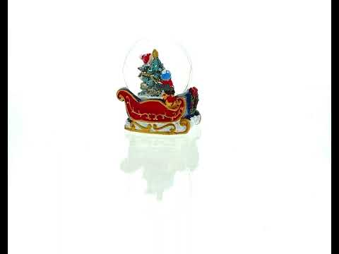 Penguin Sleigh Ride Mini Water Snow Globe