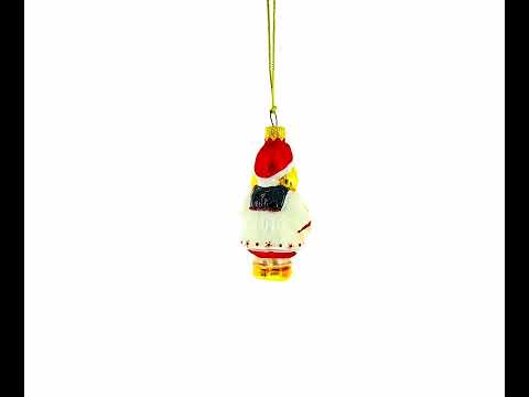 Red Riding Hood Mini Glass Christmas Ornament