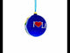 I Love Los Angeles, California Glass Ball Christmas Ornament 4 Inches