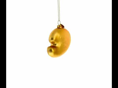 Artist's Palette Blown Glass Christmas Ornament