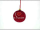 I love San Francisco, California Glass Ball Christmas Ornament 4 Inches