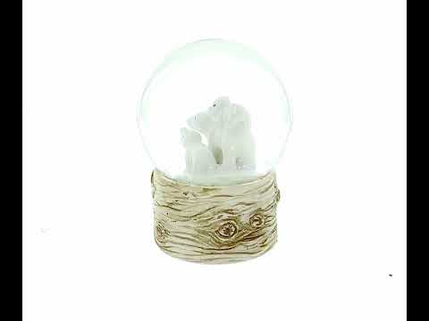 Polar Bears Mini Water Snow Globe