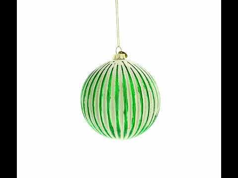 Pinyin Oil-paper Umbrella Blown Glass Christmas Ornament