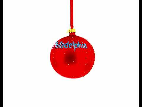 Eastern State Penitentiary History Museum, Philadelphia, Pennsylvania, USA Glass Ball Christmas Ornament 4 Inches