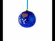 New York City Glass Ball Christmas Ornament 4 Inches