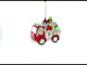 Santa's Holiday Road Trip: A Truckload of Gifts Blown Glass Christmas Ornament