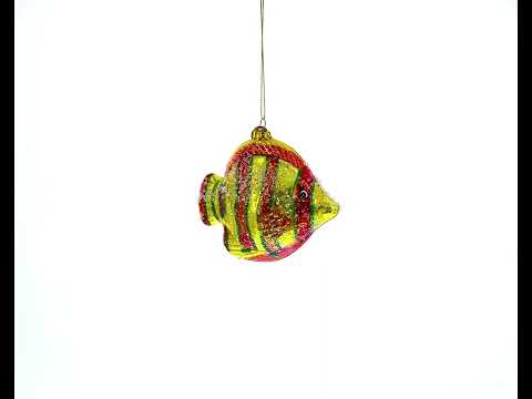 Aquarium Fish Blown Glass Christmas Ornament