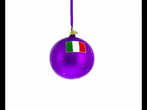 Adorno navideño con bola de cristal del Coliseo, Roma, Italia, 4 pulgadas