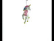 Enchanting Rainbow Unicorn Blown Glass Christmas Ornament